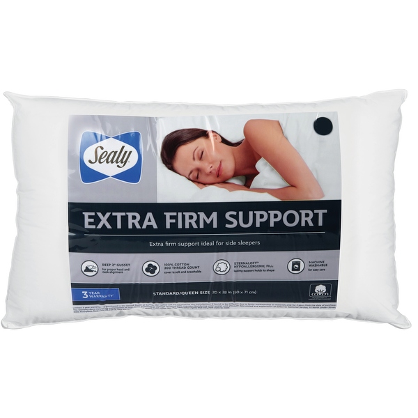 Sealy posturepedic extra firm pillow jumbo white deals